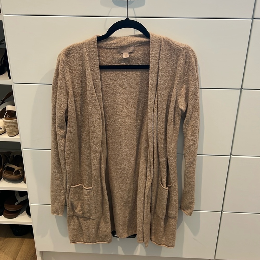 Barefoot Dreams Womens Cardigan Sweater Size Medium Soft Cozy Casual Travel